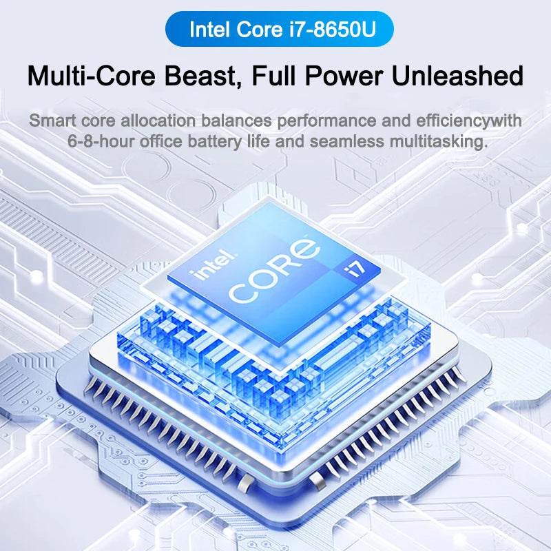 Ultra Slim 15.6" Gaming Laptop - Intel Core i7-8650U, 32GB RAM, 2TB SSD