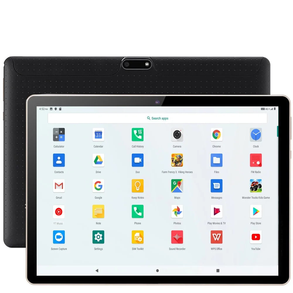 10.1" Android Tablet - Octa Core, 4GB RAM, 64GB ROM with 3G Calling