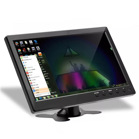 Podofo 10.1" LCD Monitor - Portable Display with VGA HDMI for PC, Security Systems & Backup Cameras