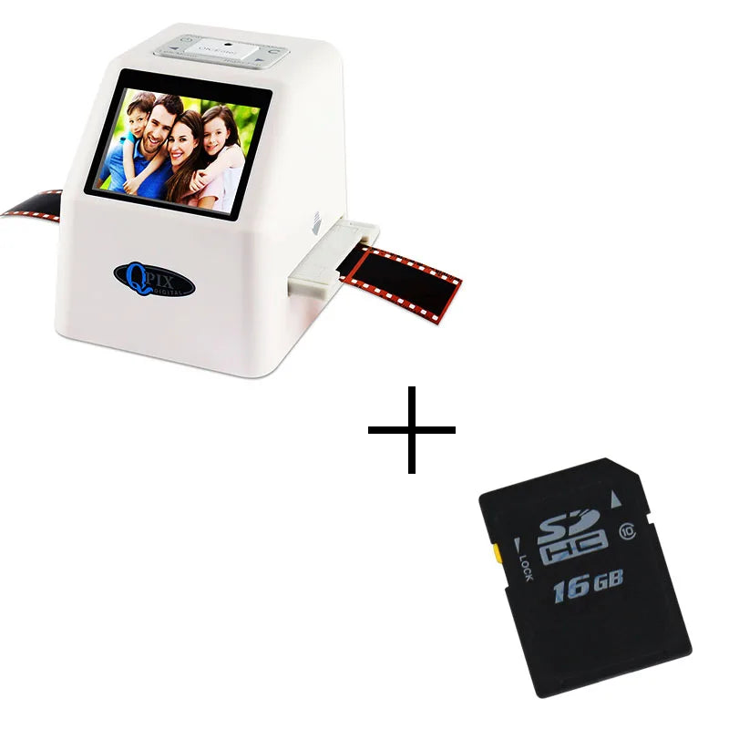 35mm Film Scanner - 22MP Negative & Slide Digitizer with 2.4" LCD Screen
