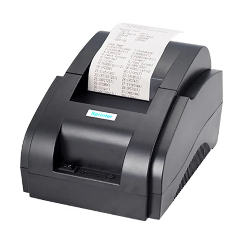 Xprinter XP-58IIH 58mm Thermal Receipt Printer - USB & Bluetooth Connectivity