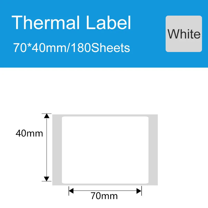 DETONGER DP80S Portable Thermal Printer - 30-80mm Multi-Function Barcode & Label Maker