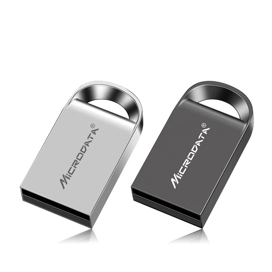 MicroDrive Metal USB Flash Drive - 4GB to 128GB Storage