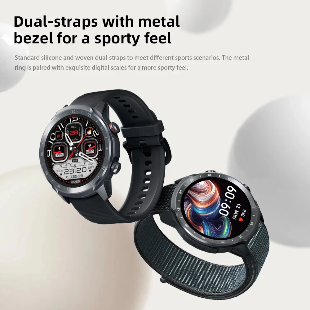 Mibro A2 Smartwatch - 1.39" HD Display with Fitness Tracking & 2ATM Water Resistance