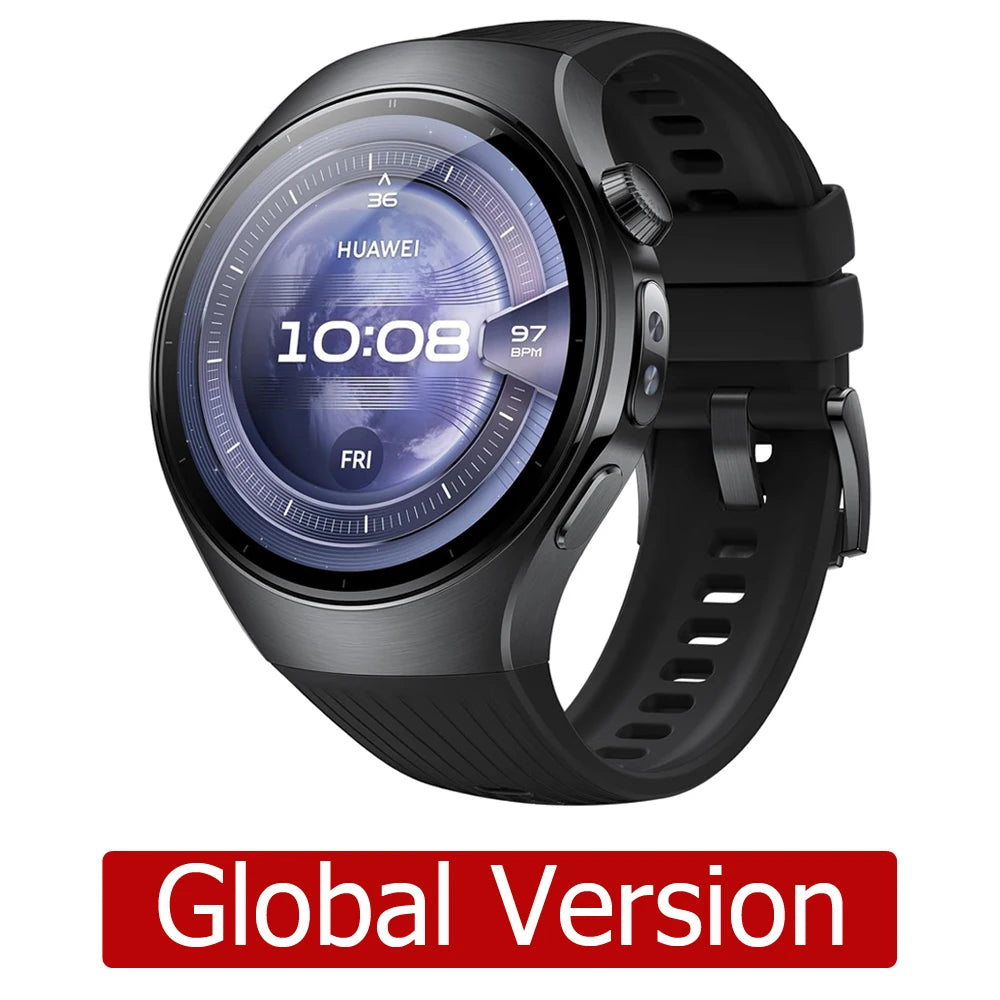 Huawei Watch 5 eSIM Smartwatch - Multi-Sensing Health Monitor with Real-Time Blood Oxygen Tracking