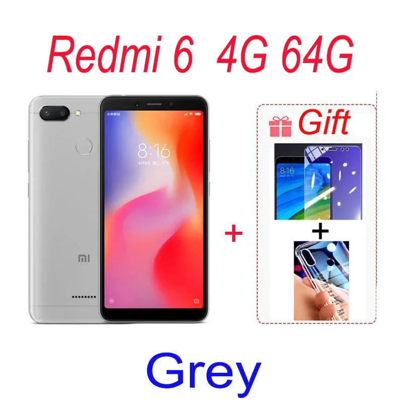 Xiaomi Redmi 7 Smartphone - 4GB RAM, 64GB Storage, 6.81" Display with Global ROM
