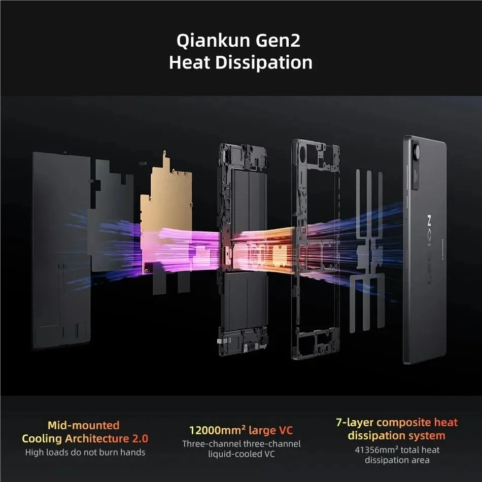 Lenovo Legion Y700 2025 Gaming Tablet - Snapdragon 8 Elite, 8.8" 165Hz Display