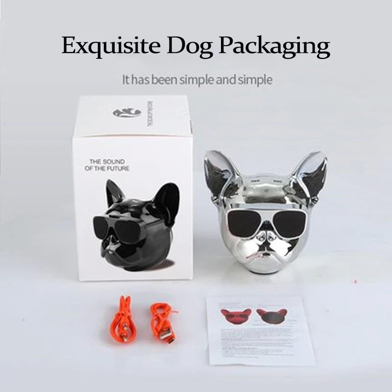 Creative Fighting Dog Wireless Bluetooth Speaker - Portable Touch Control Bass Speaker
