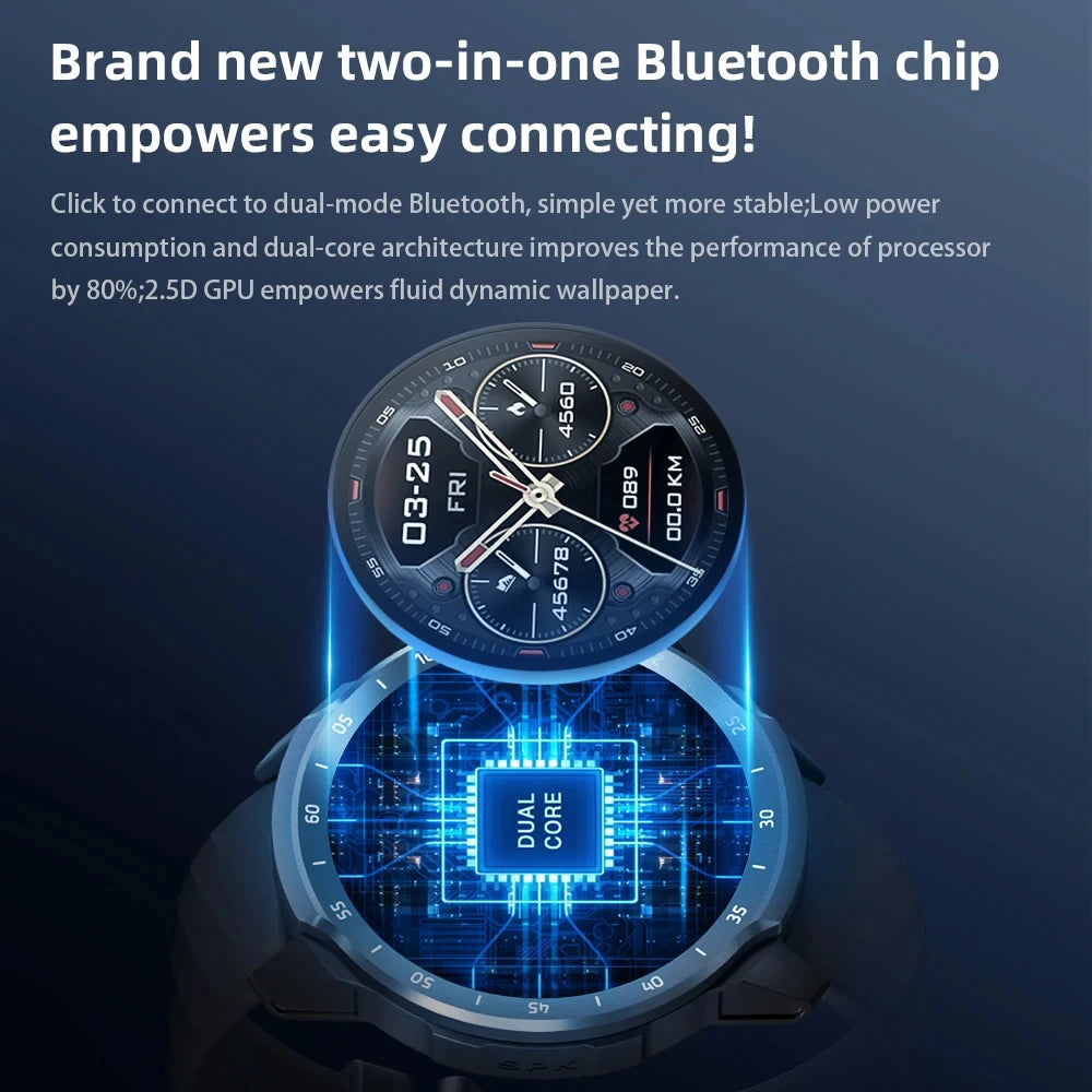 Mibro A2 Smartwatch - 1.39" HD Display with Fitness Tracking & 2ATM Water Resistance