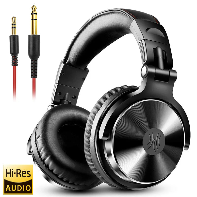 Oneodio Professional Studio Monitor Headphones - Pro Series DJ Headset with Microphone