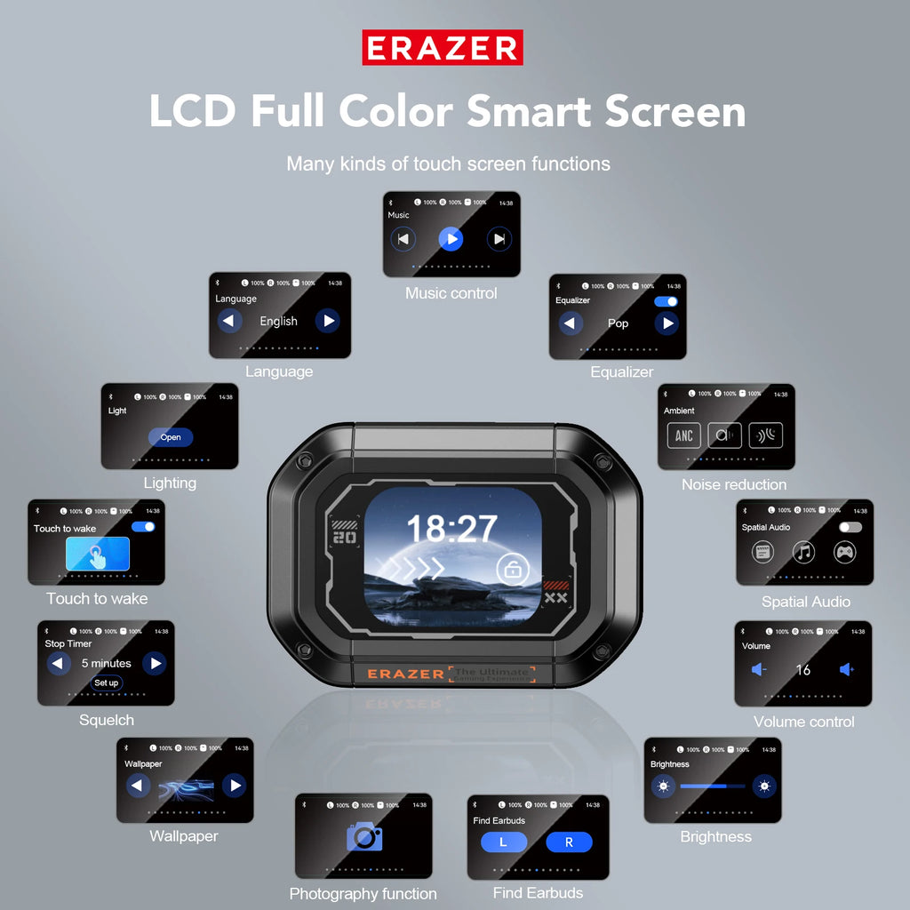 Erazer XP6 AI Translator Bluetooth Earphones - Wireless Sleep & Travel Headset