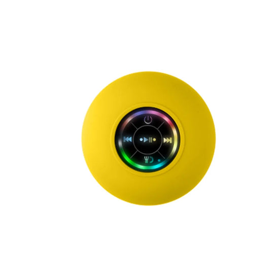 Waterproof Bluetooth Shower Speaker with LED Lights