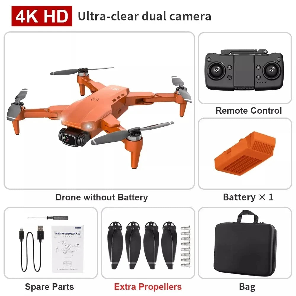 L900 Pro 4K Drone - Professional GPS Quadcopter with Dual HD Camera