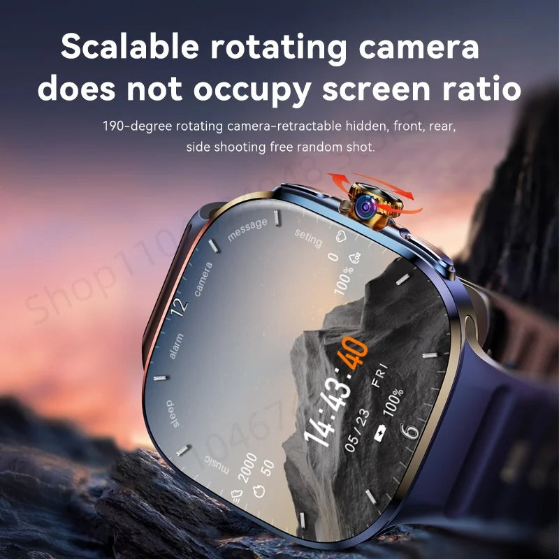 M99 5G Smartwatch - 2.4" AMOLED Display with 900W Rotating Camera