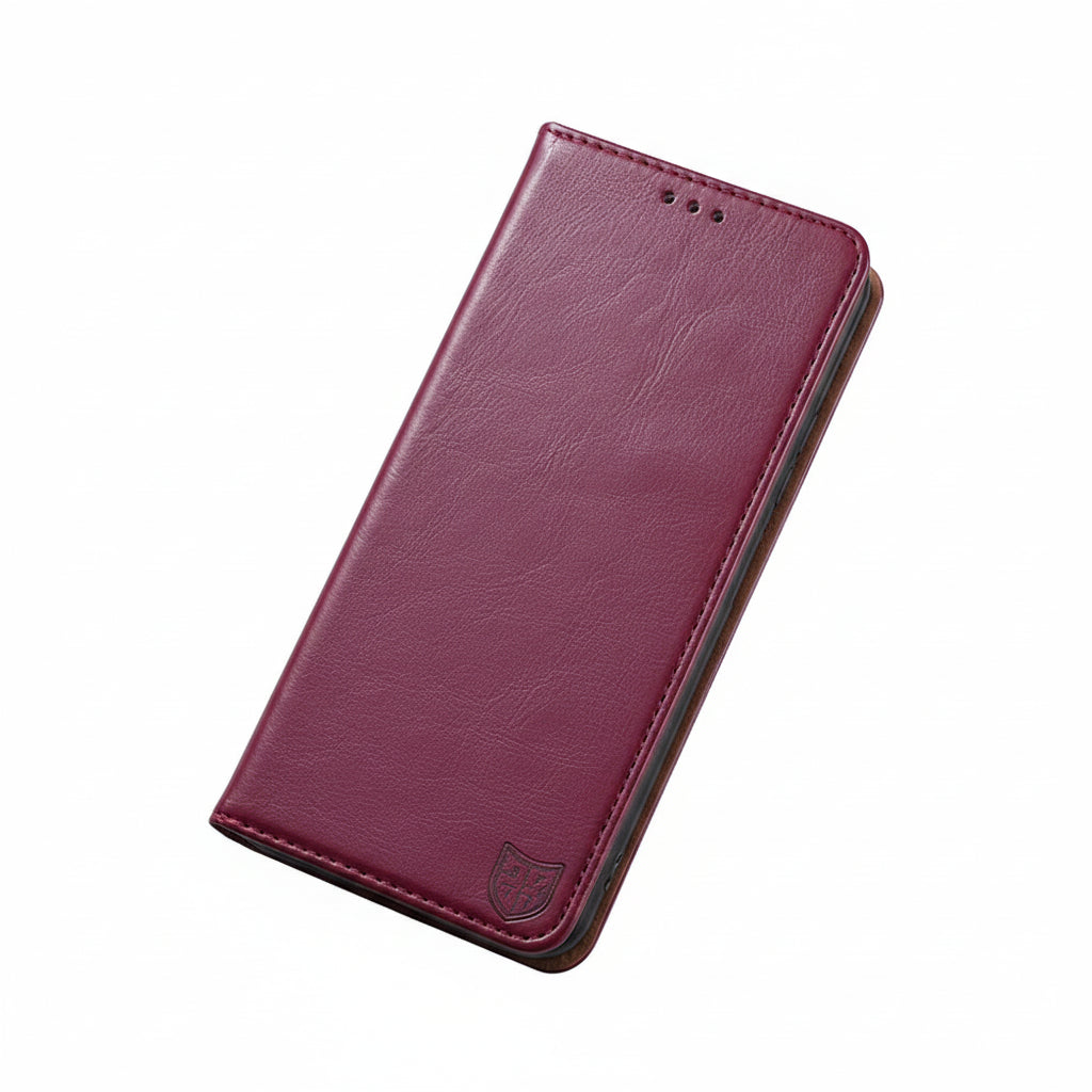 Premium Magnetic Leather Wallet Case with Card Holder for Xiaomi Redmi & Poco Series
