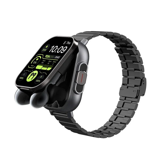 Doogee Smart Watch with TWS Earphones - 2-in-1 Bluetooth Wireless Earbuds & Fitness Tracker