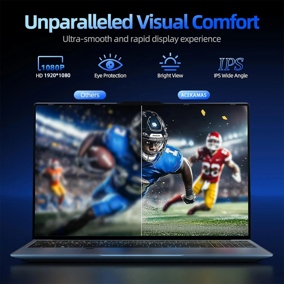 ACEKAMAS 15.6" Gaming Laptop - Intel Core i9-10980HK, 16GB DDR4, 1TB SSD, Windows 11 Pro