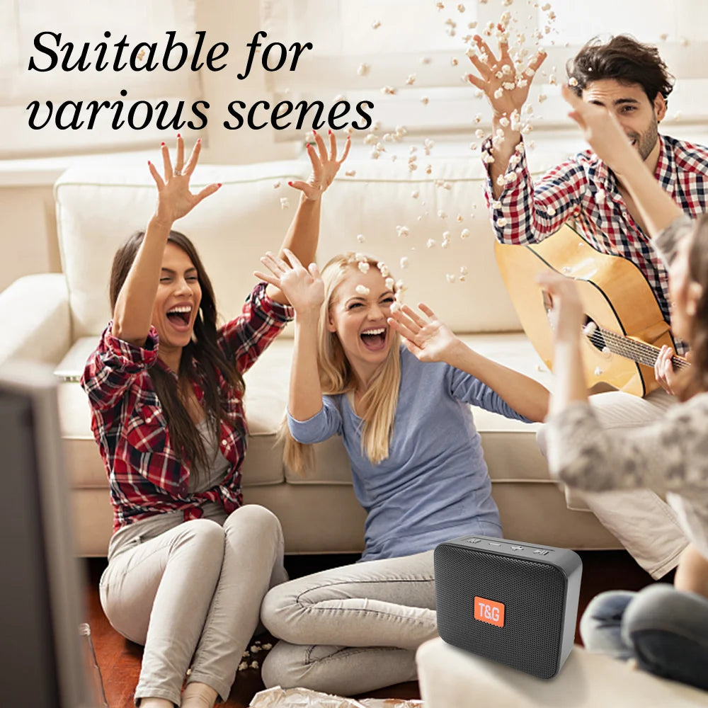 TG166 Portable Bluetooth Speaker - Wireless Mini Bass Outdoor Loudspeaker