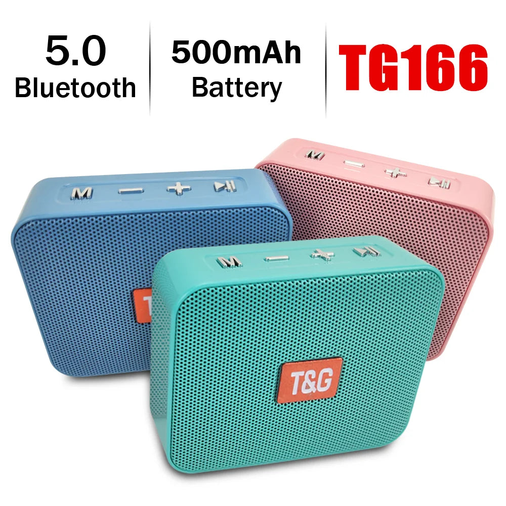 TG166 Portable Bluetooth Speaker - Wireless Mini Bass Outdoor Loudspeaker