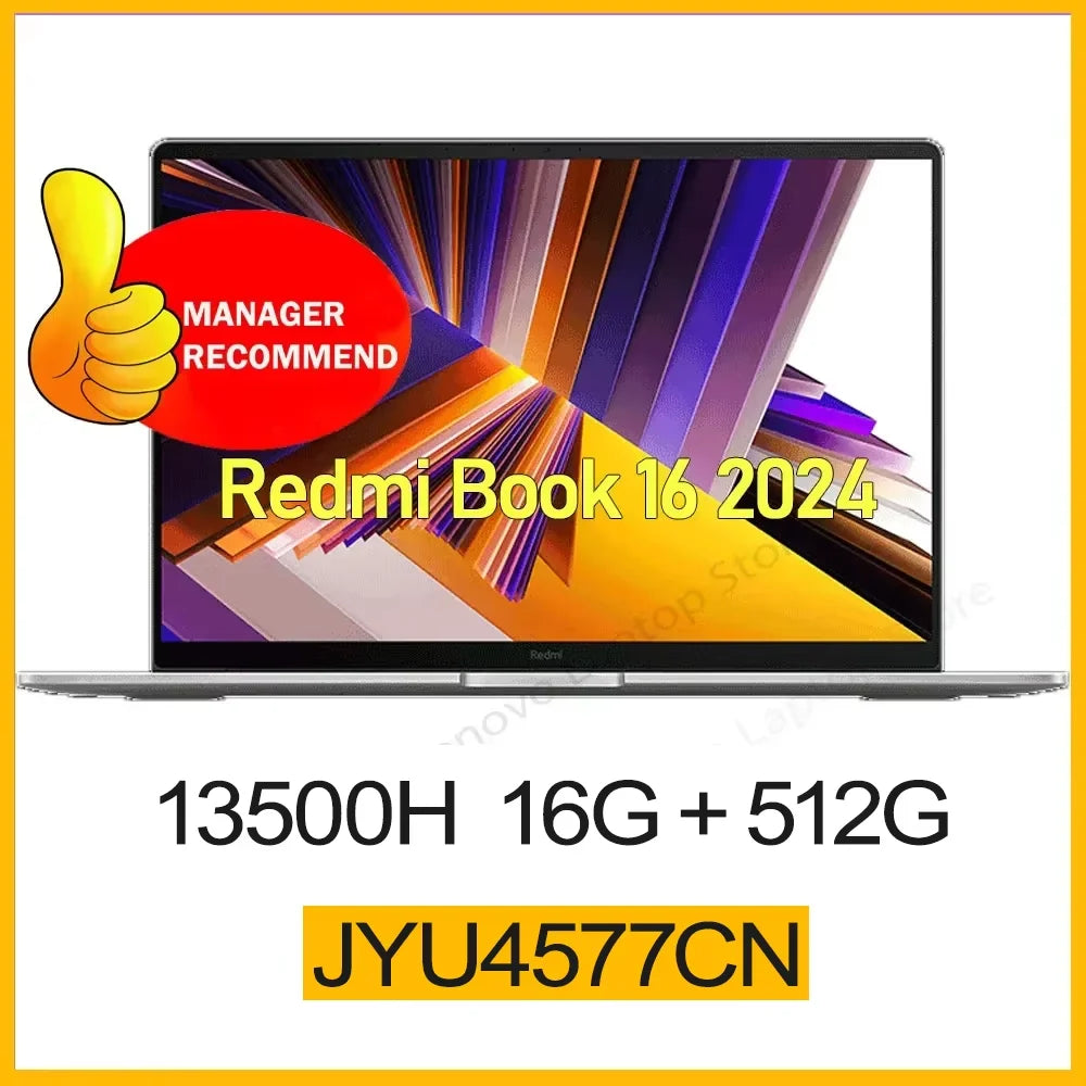 Xiaomi RedmiBook 16 (2024) - Intel Core i5 Laptop with 16GB RAM & 512GB SSD