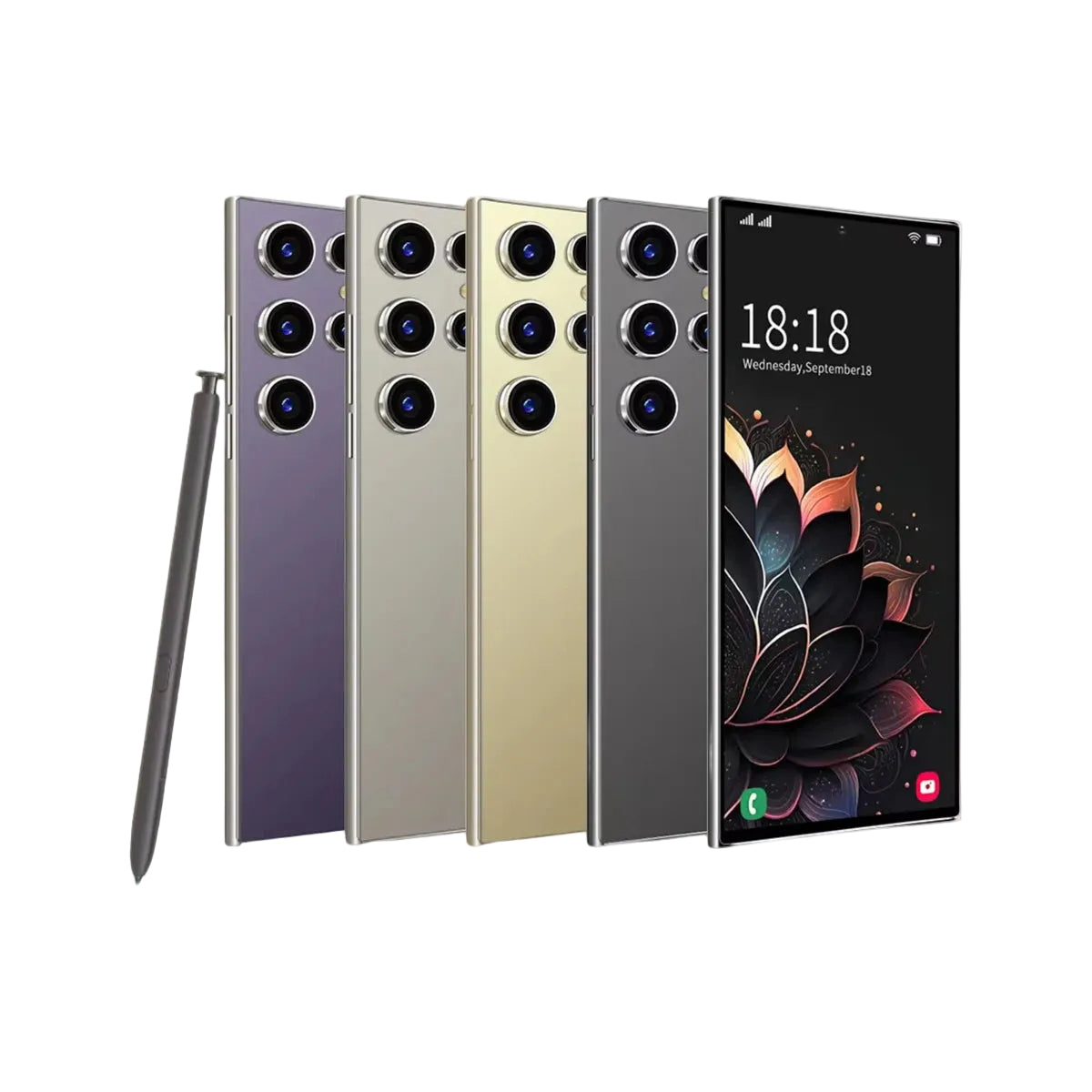 FUFFI S25 Pro Smartphone - 6.8" Android, 8GB RAM, 256GB Storage, 48MP Camera, 6000mAh Battery