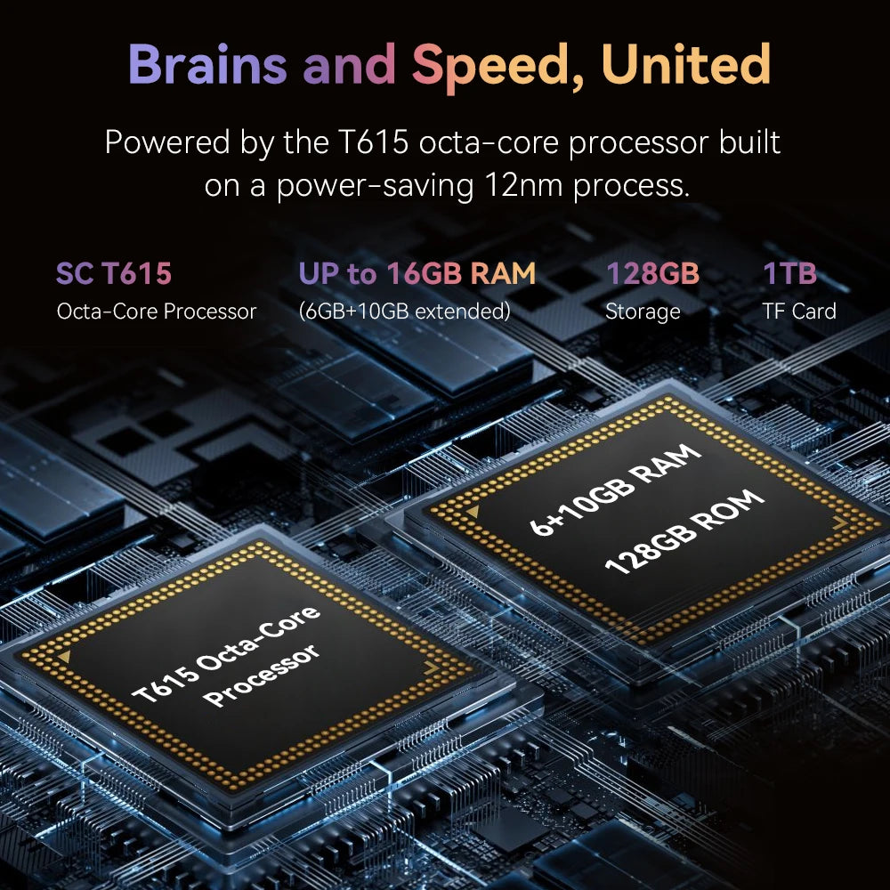 Cubot Note 60 Smartphone - Android 15, 7.2" 120Hz Display, 16GB RAM, 128GB Storage, 48MP Camera