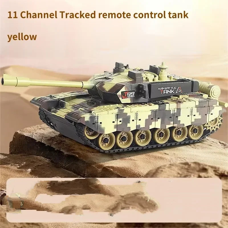 33cm RC Battle Tank - Remote Control Military Vehicle with Crawler Tracks