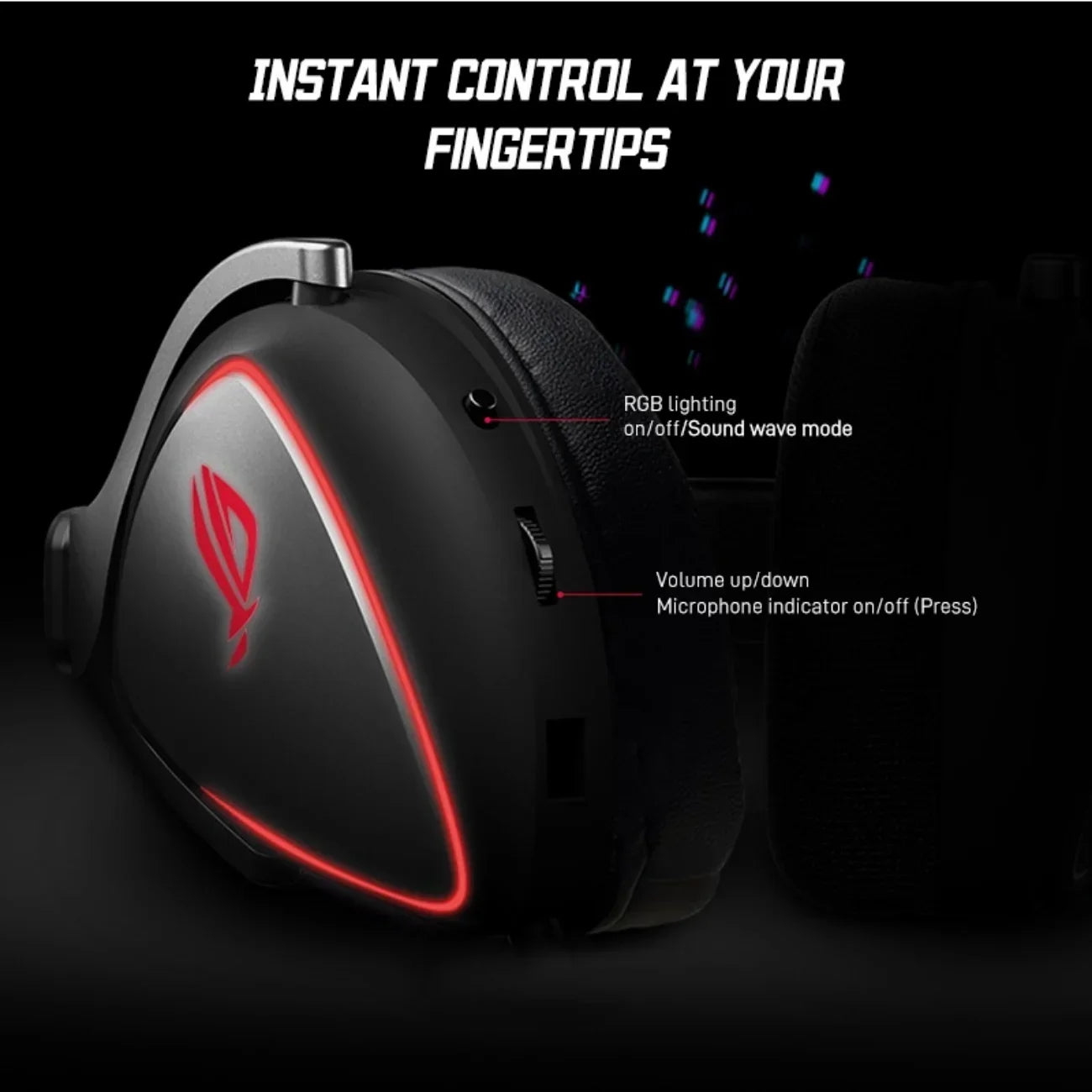 ASUS ROG Delta RGB Elite Gaming Headset - 7.1 Surround Sound with Noise-Cancelling Microphone