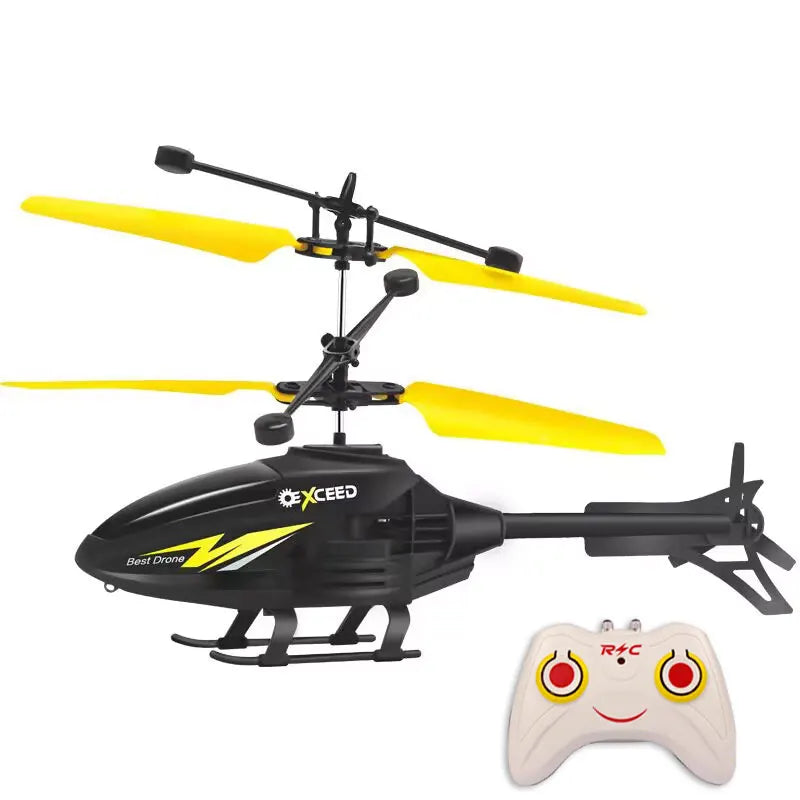 RC Goshawk - Gesture Sensing Flying Helicopter with LED Lights for Kids