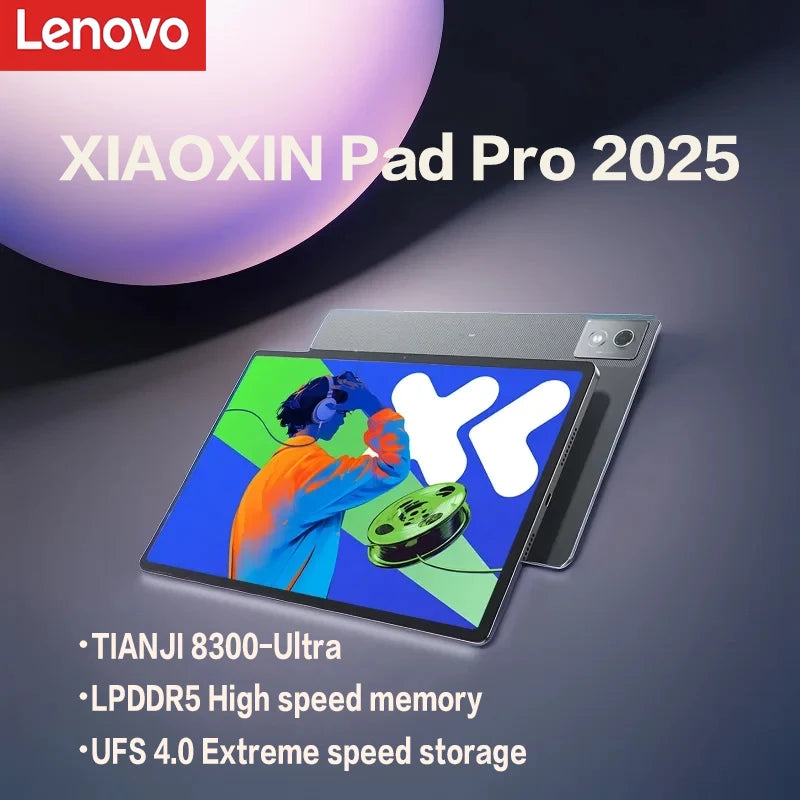 Lenovo Xiaoxin Pad Pro 12.7 (2025) - Gaming & Productivity Tablet with Dimensity 8300
