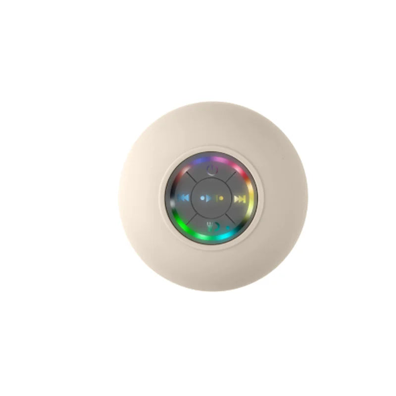 Waterproof Bluetooth Shower Speaker with LED Lights