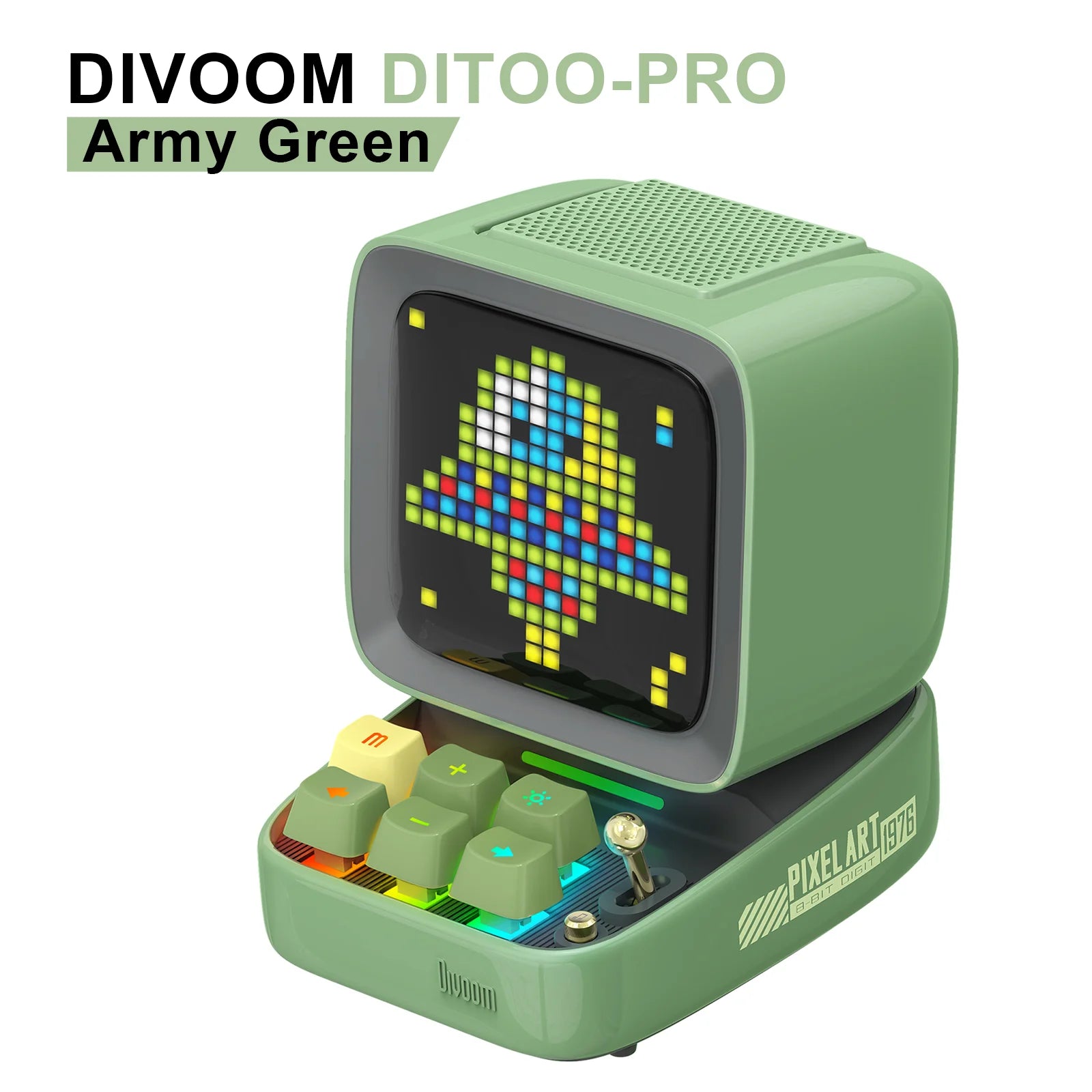 Divoom Ditoo Pro Retro Pixel Art Bluetooth Speaker with LED Display