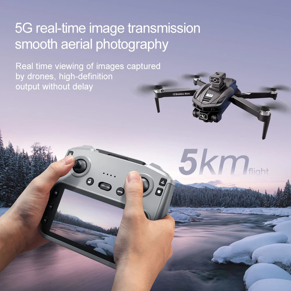 V168 Pro MAX GPS Drone with 8K HD Camera - Professional 5G WiFi FPV Quadcopter