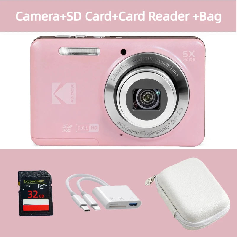 Kodak PIXPRO FZ55 Digital Camera - 16MP, 5x Optical Zoom, Full HD 1080p Video