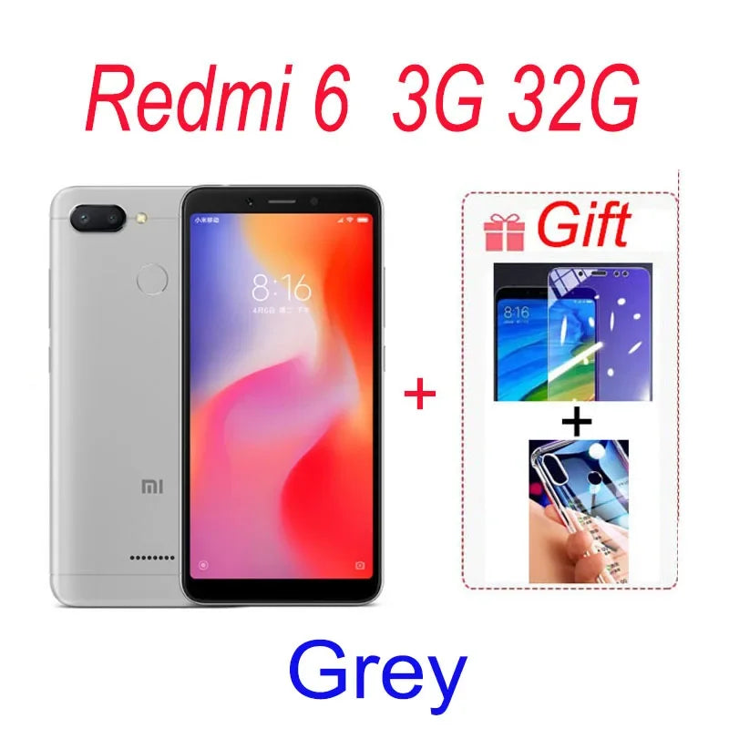Xiaomi Redmi 7 Smartphone - 4GB RAM, 64GB Storage, 6.81" Display with Global ROM