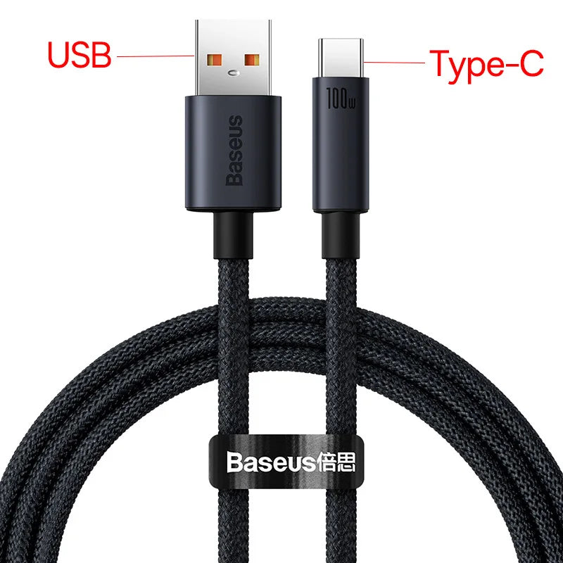 Baseus Fast Charging Cable - USB-C to Lightning - 3A Quick Charge for iPhone 13/12/11 Pro Max