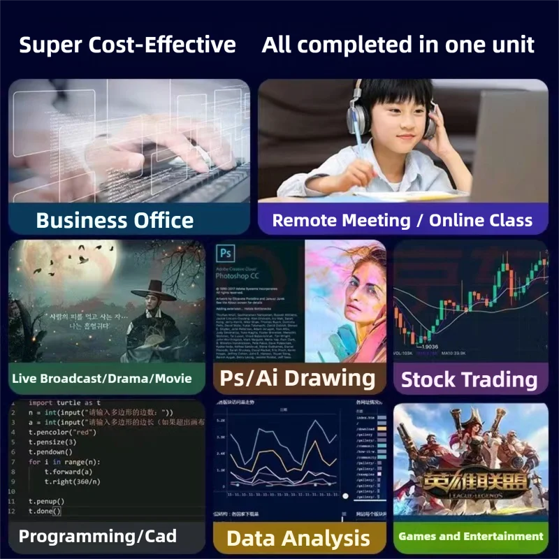 15.6" Intel N5095 Gaming Laptop - 32GB DDR4, 1TB SSD, Windows 11, Backlit Keyboard