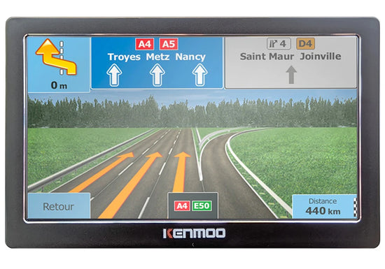 7-Inch HD GPS Navigation System - 512MB RAM, 2025 Europe & Russia Maps with Free Lifetime Updates