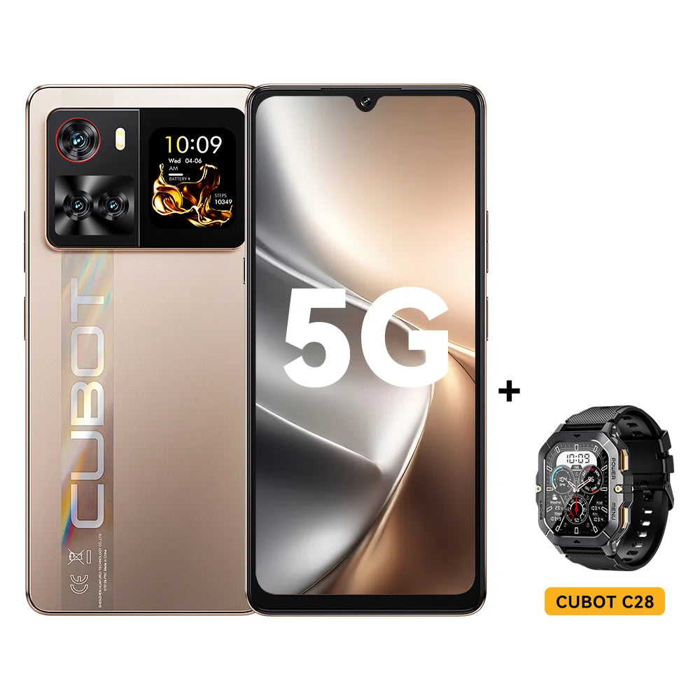 Cubot X100 5G Smartphone - 6.88" Display, 16GB RAM, 256GB Storage, 64MP Camera