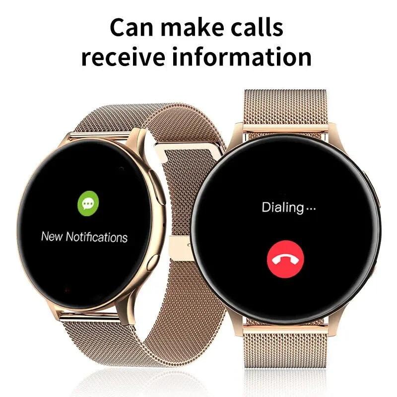 Women's Bluetooth Smart Watch with Health Tracking & Call Features