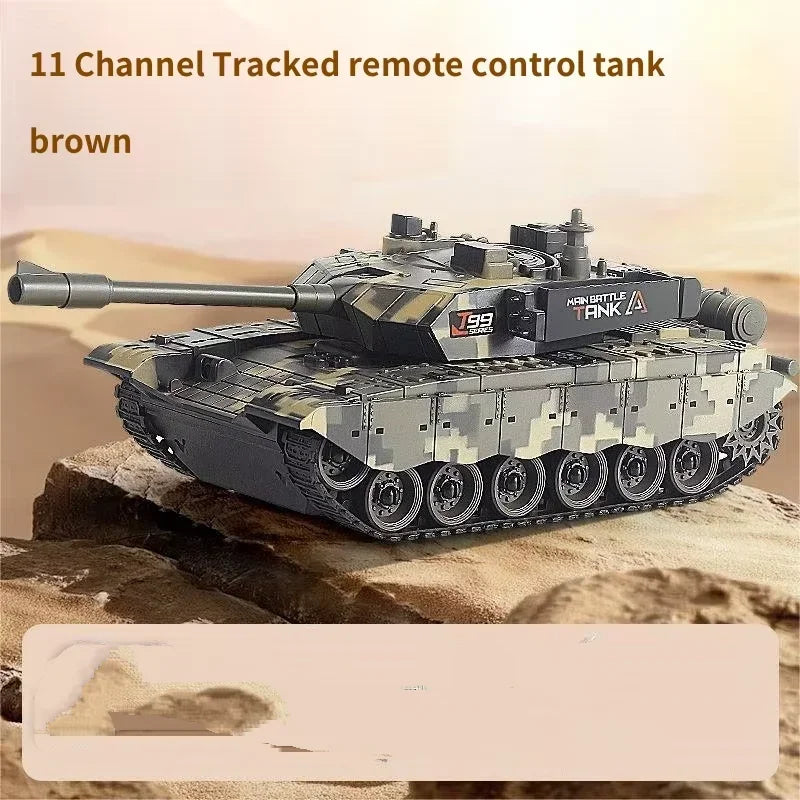 33cm RC Battle Tank - Remote Control Military Vehicle with Crawler Tracks