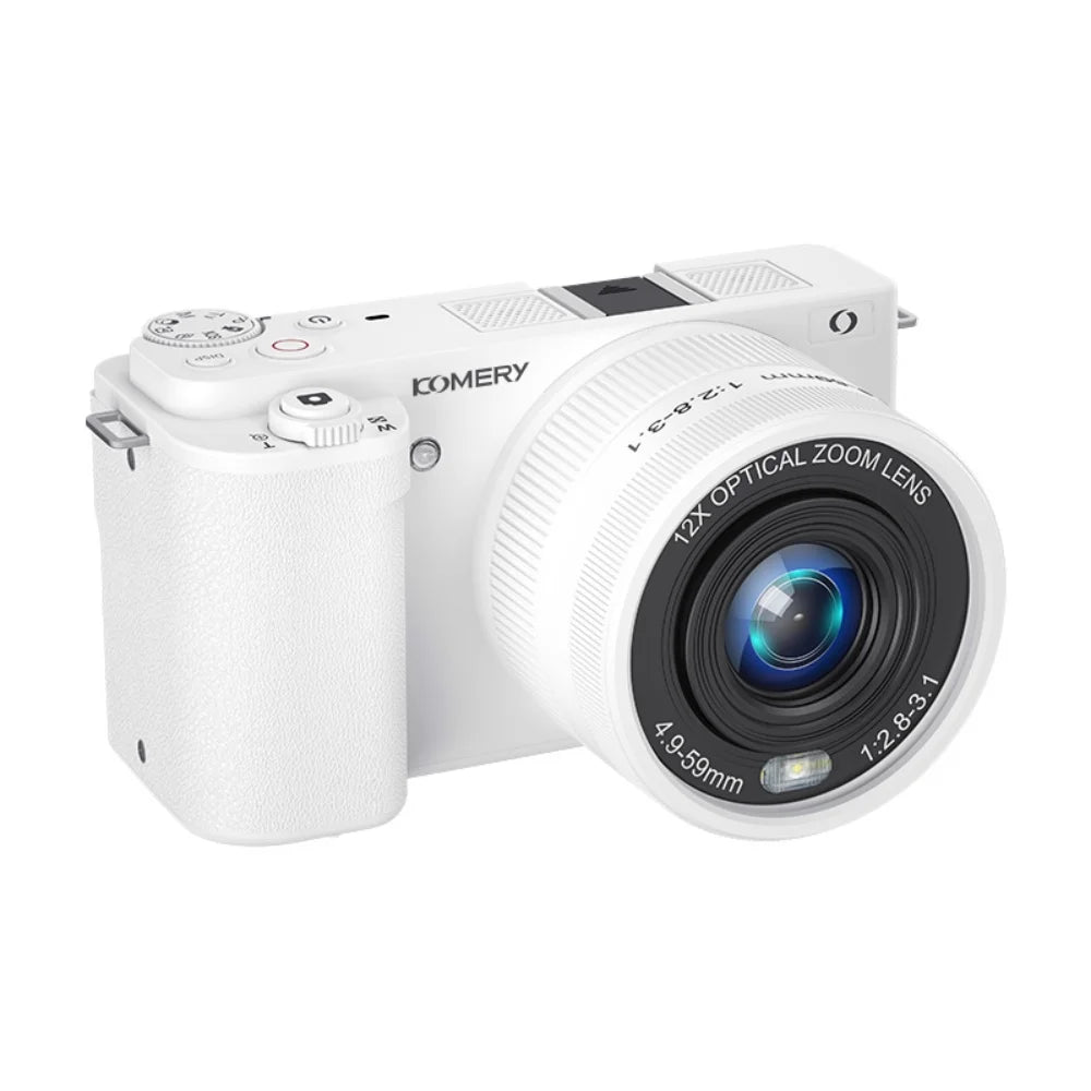 Professional 4K Digital Camera - 64MP Vlogging Camera with 12X Optical Zoom & Flip Screen