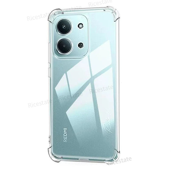 Premium Shockproof Clear Case for Xiaomi Redmi Series - Soft TPU Silicone Bumper Protection