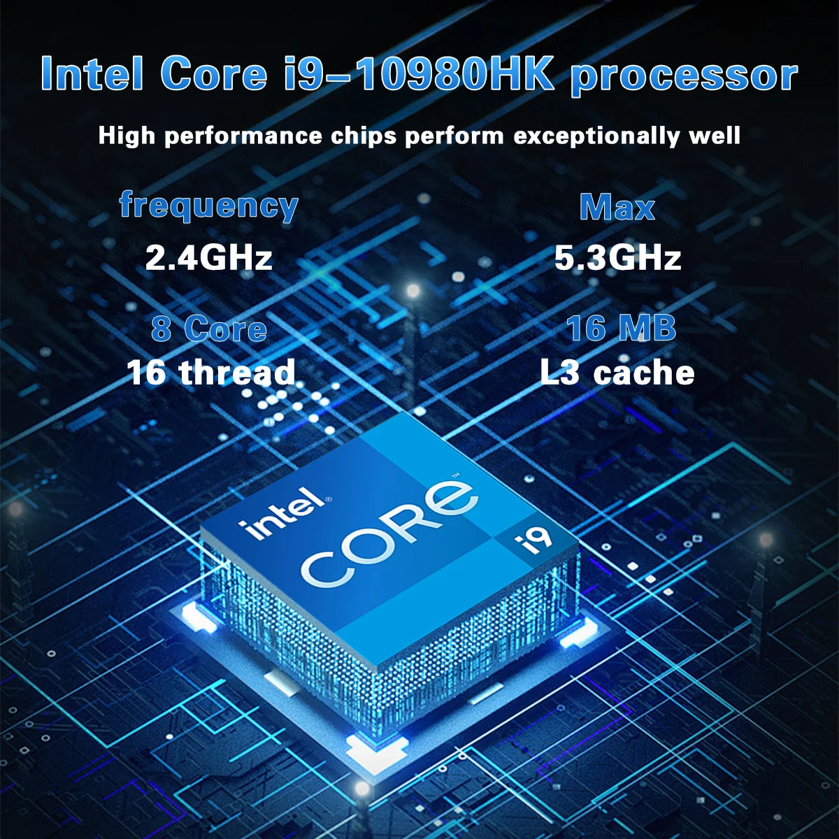 ACEKAMAS 15.6" Gaming Laptop - Intel Core i9-10980HK, 16GB DDR4, 512GB SSD, 4K IPS Display, Windows 11 Pro