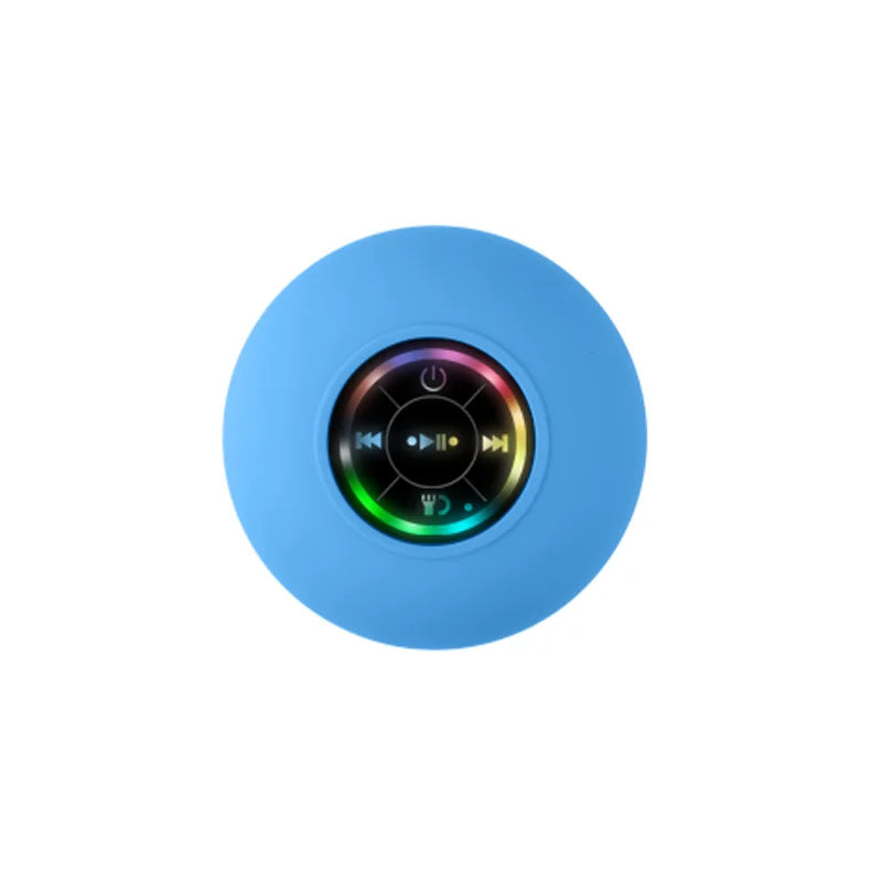Waterproof Bluetooth Shower Speaker with LED Lights