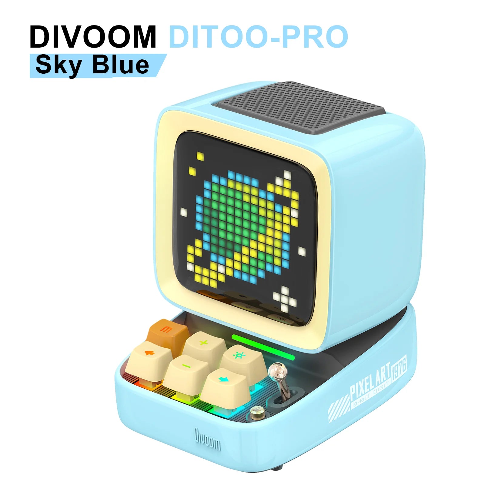 Divoom Ditoo Pro Retro Pixel Art Bluetooth Speaker with LED Display
