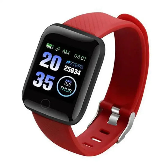 116Plus Smart Watch - Fitness Tracker with Heart Rate Monitor & Music Control