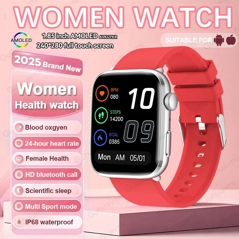 AI Smart Health Monitor Watch - HRV & PPG Blood Pressure Tracking with NFC