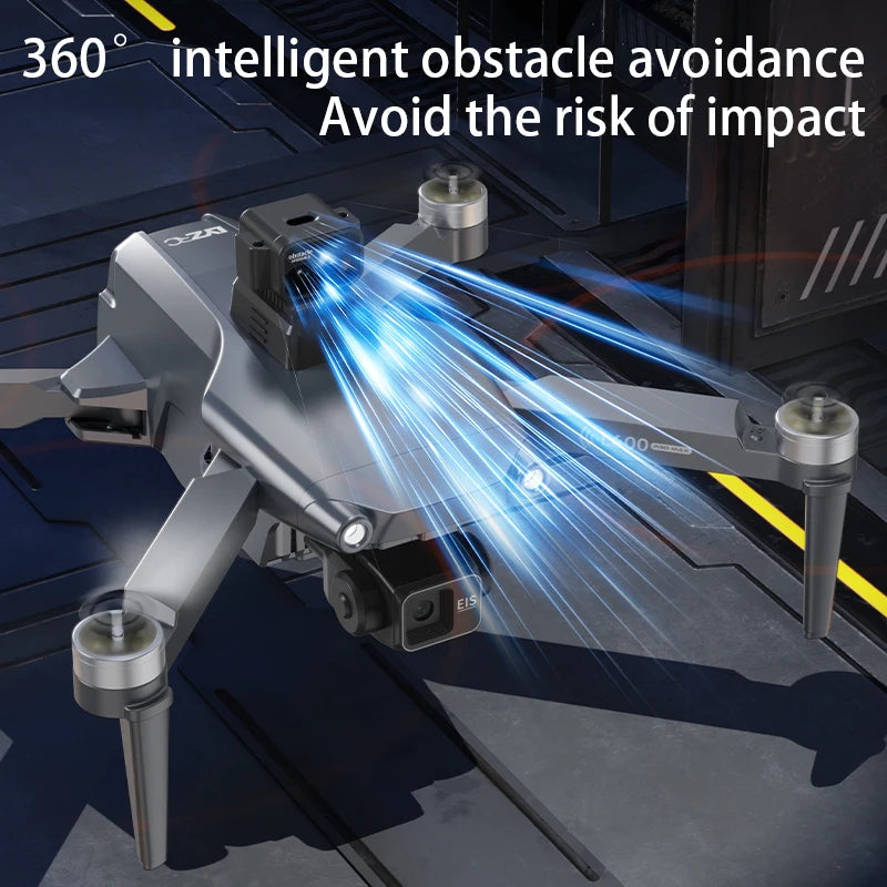 L600 Pro Max Professional Drone - 8K Camera, 3-Axis Gimbal, 360° Obstacle Avoidance