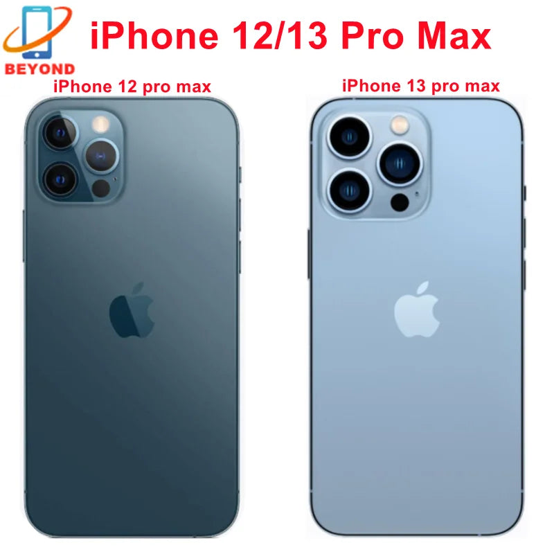 Apple iPhone 12 Pro Max & 13 Pro Max - Unlocked 5G Smartphone (128GB/256GB/512GB)